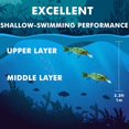 thumbnail image 5 of Señuelo de pesca de depredador, pez de cebo de buceo, hundimiento lento realista para agua dulce y salada, cebo de baño realista para carpa, lucio, trucha, perca Rojo Verde, 5 of 5