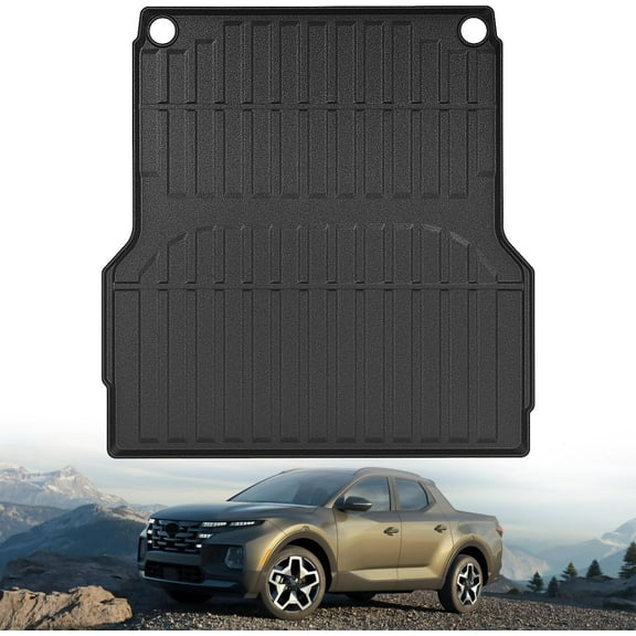 Nilight Truck Bed Mat 4.3 FT for 22-25 Hyundai Santa Cruz, TPE Heavy-Duty Pick-up Bed Liner for Hyundai Santa Cruz 2022 2023 2024 2025, Anti-Slip Texture, All Weather Protection