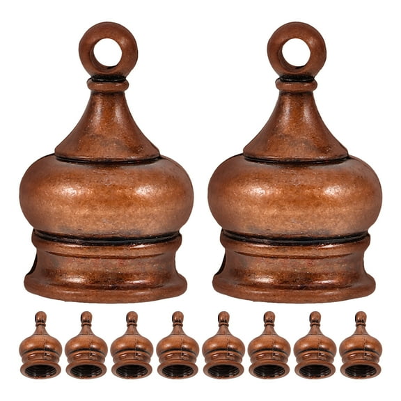 WSTEER 10Pcs Floor Lamp Finial Knob Decor Lamp Cap Replacement Lamp Finial Lamp Decoration (M10)