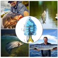thumbnail image 5 of Bionic Segmentos múltiples Cebo Señuelo para peces Forma de tilapia con anzuelo triple Aparejos de pesca 8.5cm6 #, 5 of 5