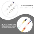 thumbnail image 4 of MasteelfCA 4Pcs Colorful Mask Hanging Chains Kids Mask Lanyards Eyeglasses Acrylic Chains, 4 of 8
