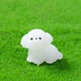 thumbnail image 2 of Huanglei Glow In Dark Miniature Resin Puppy Figurines Cute Dog For Micro Bonsai，It Glows Automatically In The Dark And Is Available In Six Sizes., 2 of 6