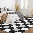 thumbnail image 2 of COZONY 10'x13' Black Tone Area Rug, Sleek Carpet for Living Room, Bedroom, Dining Room, Durable & Easy Care, 2 of 12
