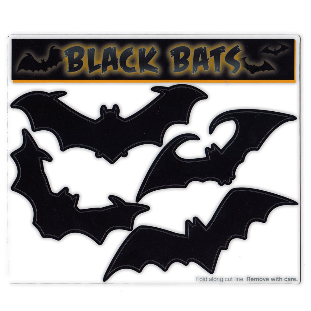 Halloween Singing BLACK CAT BAT JOL High Quality Metal Magnet 4 x 4 inches 8949