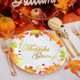 thumbnail image 1 of Platos de Papel Desechables para Acción de Gracias | Vajilla Redonda para Fiestas de Otoño con Estampado de Calabaza y Hojas de Arce | Platos Resistentes E Impermeables de 18 y 23 Cm para Reuniones O, 1 of 6