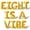 Gold, variant on Letter Balloons - EIGHT IS A VIBE 16" Inch Alphabet Letters Foil Mylar Balloon 8th Birthday Party Banner (Gold)