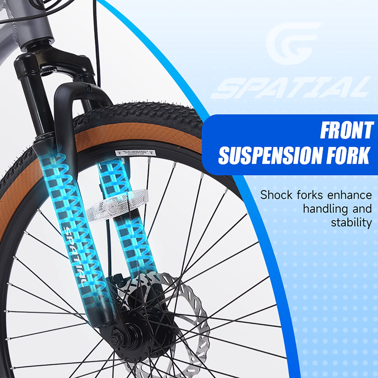 24" Wheel Mountain Bike, 21 Speed with Dual Disc Brake Mountain Bicycle, Aluminum Frame Fits Teens Womens Mens MTB Cycling Bikes