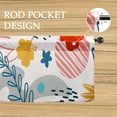 thumbnail image 3 of Boho Kitchen Curtains and Valances Set - 3 Piece Kitchen Curtains 36 Inch Length Sets with Valance for Windows Rod Pocket Boho Kitchen Decor Decorations, 3 of 5