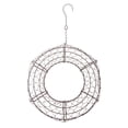 thumbnail image 1 of DYNWAVECA Pot de Couronne en Fil de Fer Rustique Support de Plante (Plantes Non Incluses) - Forme Ronde 26cm, 1 of 10