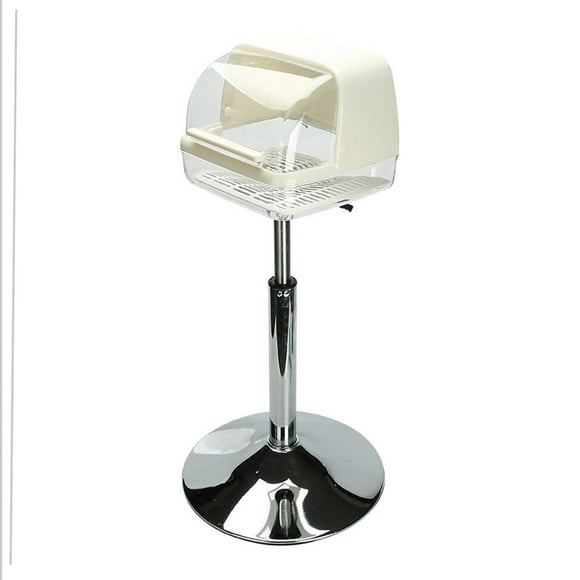 S SERENABLE Gym Chalk Stand Equipment Chalk Box for Weightlifting Rock Climbing Training White