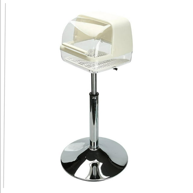 S SERENABLE Gym Chalk Stand Equipment Chalk Box for Weightlifting Rock Climbing Training White