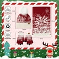thumbnail image 2 of COOPLUS Christmas Beanie Hat Scarf Gloves Set for Kids Winter Soft Hat and Knit Scarf Warmer Gloves Set for Christmas Gifts, 2 of 7