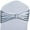 Metallic Silver, variant on Spandex Chair Sashes Bows 30PCS Premium Stretch Chair Cover Band with Buckle Slider Universal Elastic Chair Ties for Wedding Party Ceremony Reception Banquet Decoration (Metallic Silver)
