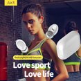 thumbnail image 3 of Teissuly Clearance Bluetooth Headphone,Wireless Bluetooth 5.0 Sports Earphones,Stereo Sound, Built-in Mic Headset For Sports Gym Workouts(White, One Size) Teissuly WER2023081600025, 3 of 6