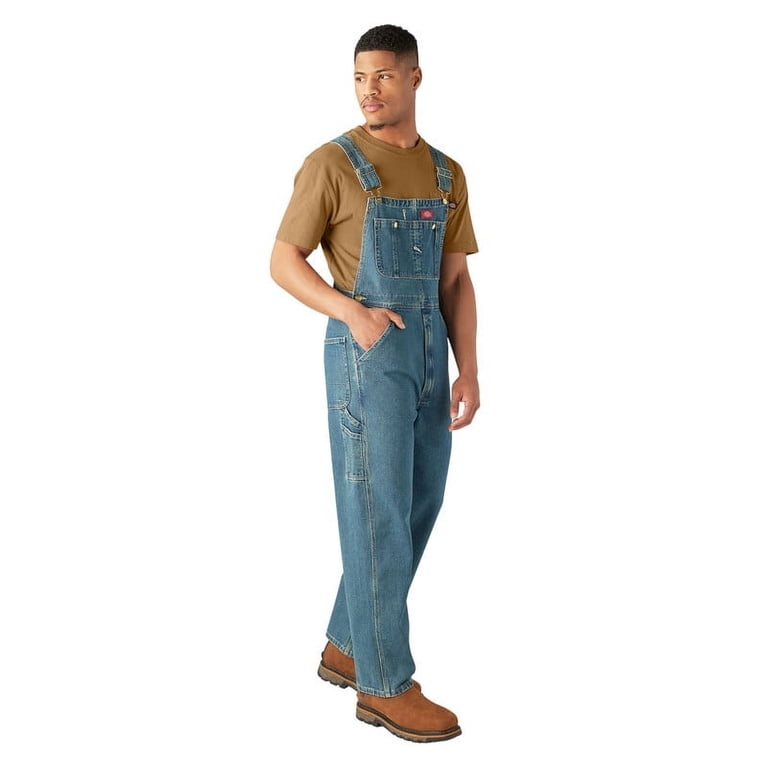Salopette Dickies Men's Indigo Denim Bib Overall - Vêtement De Travail Résistant Et Confortable Pour Hommes