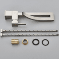 thumbnail image 3 of Brushed Nickel Waterfall Bathroom Sink Faucet Vanity Mixer 1 Hole Single Handle, 3 of 13