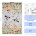 thumbnail image 5 of Spring Floral Kitchen Towels Set of 2, Hummingbird Summer Botanical Watercolor Soft Microfiber Dish Towels, Absorbent Quick-Dry Washable Dishcloths for Kitchen Cleaning, Drying Dishes, 18x28 Inches, 5 of 9
