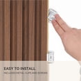 thumbnail image 3 of Upick WPC Slat Wall Panels, 7 Pack 94 x 6.61 in 3D Wood Wall Panels Fluted Textured for Interior Wall Decor, Teak, 3 of 8