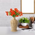 thumbnail image 7 of Imitation Rattan Woven Vase, Small Braided Boho Vases for Pampas Grass & Flower Arrangement,Woven Vases Decor, Rustic Farmhouse Wicker Vase Basket for Centerpieces, 7 of 7