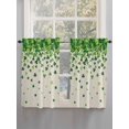 thumbnail image 5 of St. Patrick's Day Living Room Curtains 2 Panel, Spring Lucky Shamrocks Leaves Retro Country Cafe Window Treatment, Farmhouse Bedroom Bathroom Kitchen Curtains Drapes 104"x54", 5 of 6