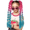 thumbnail image 7 of Colorful Synthetic Ponytail Extensions - 24 Inch Lightweight Braided Hairpieces for Festivals and Raves - Ideal for Girls Hair Day, 7 of 7