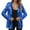 Blue, variant on Women's Sequin Jackets Open Front Jacket Casual Long Sleeve Sparkly Cardigan Coat with Pocket plus Size Winter Coats for Women 3x Corn Coat