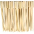 thumbnail image 1 of 100pcs Bamboo Skewers for BBQ, Parties, Events, Restaurants, Buffets, 1 of 5