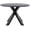 Gray, variant on Safavieh Saxon Modern Steel Outdoor Dining Table, Gray