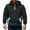 Black, variant on Timoontee Men's Workwear Long Sleeve Hoodies Quarter Zip Tactical Pullover Sweatshirts Casual Fall Vintage Fashion Hooded Sweatshirts Solid Multi Pockets Tops Gray XL