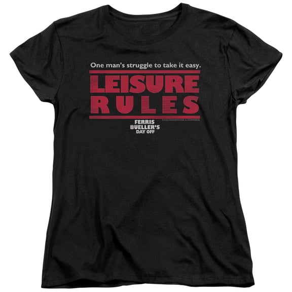 Ferris Bueller - Leisure Rules - Women's Short Sleeve Shirt - X-Large