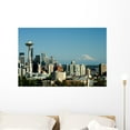 thumbnail image 1 of Seattle from Queen Anne Wall Mural Decal Sticker, Wallmonkeys Peel & Stick Vinyl Graphic (36 in W x 24 in H), 1 of 4