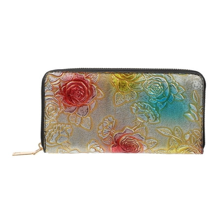 

1pc Butterflies Pattern PU Wallet Hand Bag Money Bag for Women Girls Ladies