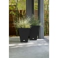 thumbnail image 4 of Veradek Pure Series Nobleton 22" Plastic Planter Tray 2-Pack Black, 4 of 9