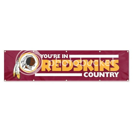 Washington Redskins 8' Banner