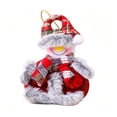 thumbnail image 2 of OAVQHLG3B Christmas Tree Ornaments, Christmas Tree Plush Hanging Ornaments Decorations Santa Snowman Elk Ornaments for Room Window Pendant Holiday Party Decor, 2 of 5
