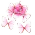 thumbnail image 3 of Esquirla 10 Pcs Charms Papillon en Chiffon Flatback Embellissements Rouges, 3 of 8