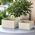 thumbnail image 5 of Calvian Terracotta Square Planter Set (Set of 2), 5 of 6