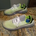 thumbnail image 4 of Adi-das Originals Deerupt Runner Shoes White Green Sneakers B27779 Men's Size 13, 4 of 6