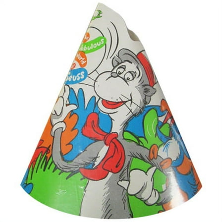 The Wubbulous World of Dr. Seuss Vintage 1997 Cone Hats (8ct)