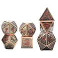 thumbnail image 4 of Pieces Metal Polyhedral Dice D4 D6 D8 D10 D12 D20 Die Set Style 1, 4 of 5
