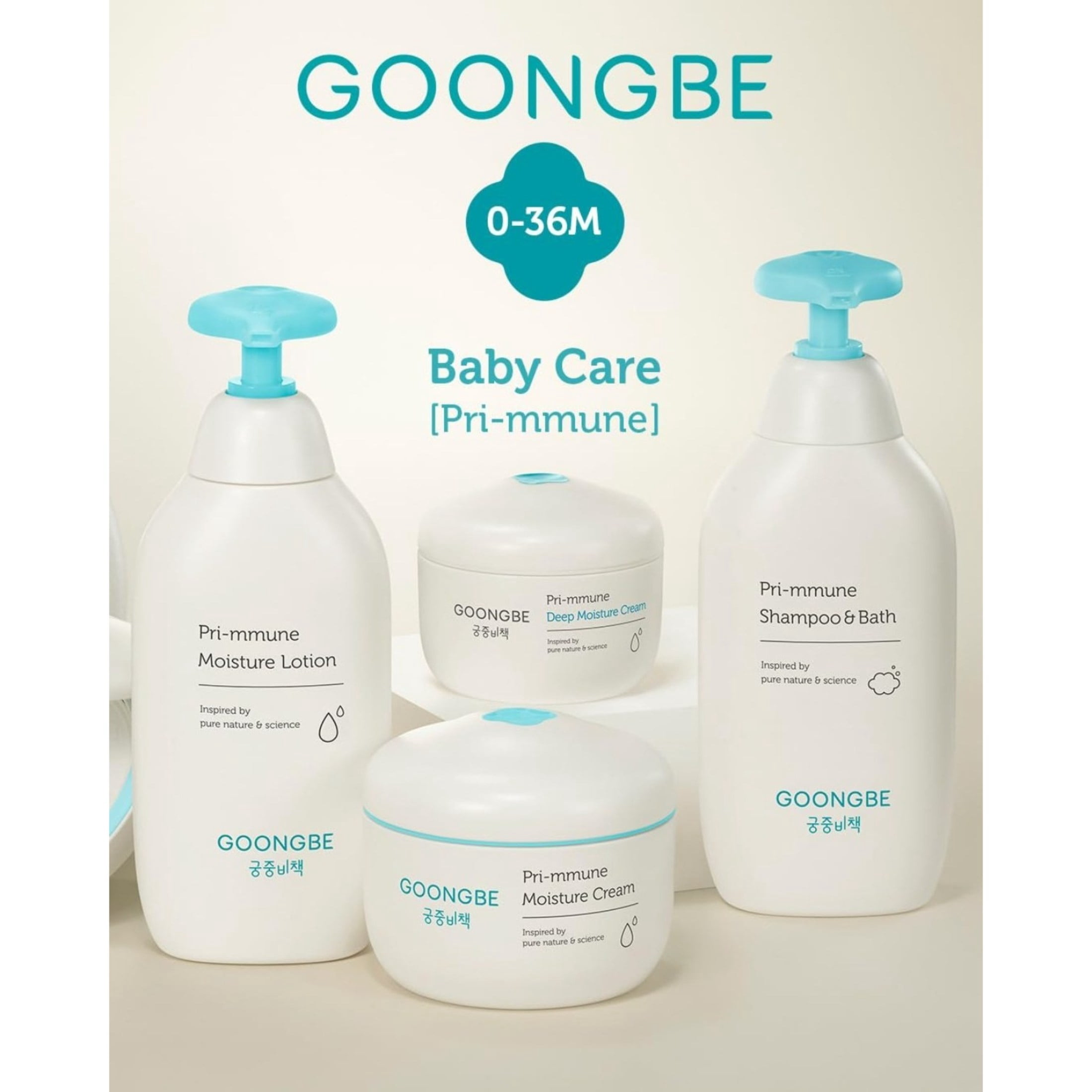 GOONGBE Pri‑mmune Moisture Lotion 350 ml – Daily Barrier Care for Sensitive Skin