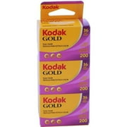 Kodacolor Gold 200 Color Negative Film, ISO 200, 35mm Size, 36 Exposure, 3-Pack