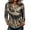 16# Light Brown, variant on Halloween Long Sleeve Shirts for Women 2026 Plus Size Funny Cute Vintage Teacher Shirts Casual Holiday Tops Clothes Black L