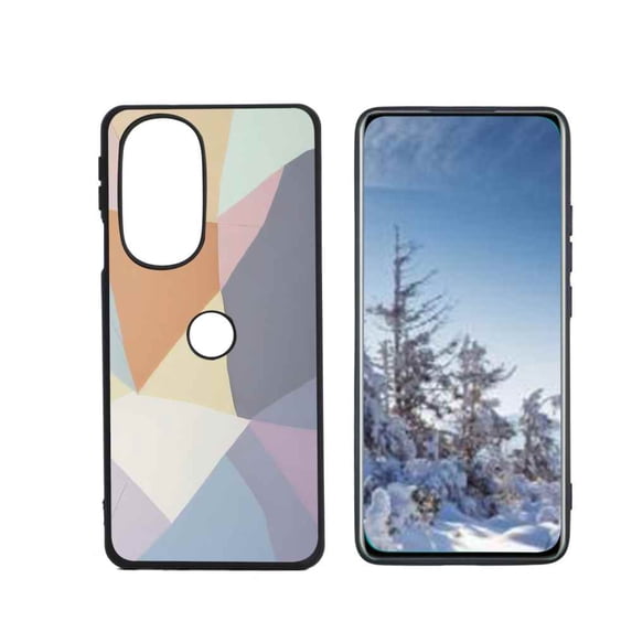 Compatible with Motorola Edge Plus 2022 Phone Case, Cute-Geometry Case Silicone Protective for Teen Girl Boy Case for Motorola Edge Plus 2022