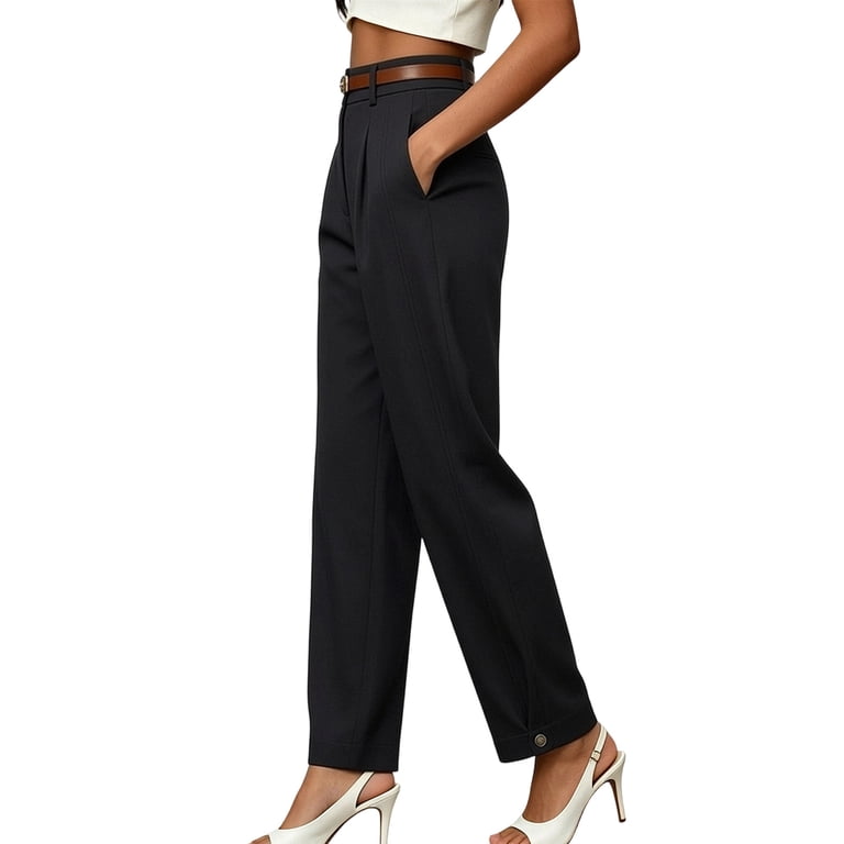 loose dress pants outfit How to Style Wide Leg Trousers