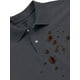 thumbnail image 2 of Polo Jerzees SpotShield resistente a las manchas para hombre, color negro, talla L, 2 of 3