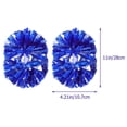 thumbnail image 3 of SHISUYAN 2 Pcs Pompons de Cheerleader pour Jeu Danse Sports Fête, 3 of 8