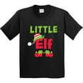 thumbnail image 3 of Inktastic Christmas Little Elf Youth T-Shirt, 3 of 5