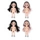 thumbnail image 1 of 4pcs 1/12 Moveable BJD Ball Jointed Doll Long Hair Female Body for DIY Dolls Baoblaze none, 1 of 8