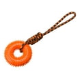 thumbnail image 5 of bestolf Spiked Ring Dog Chew Toy for Interactive Squeaky Spiky Ring with Rope Dog Training Fetch Toy for Small Medium Large Dogs, 5 of 9